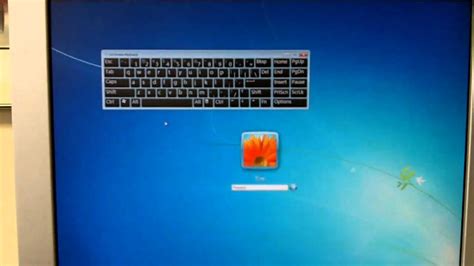Resizing The On Screen Keyboard At The Windows 7 Password Youtube