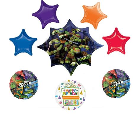 Teenage Mutant Ninja Turtles Party Supplies Birthday Tmnt Balloon