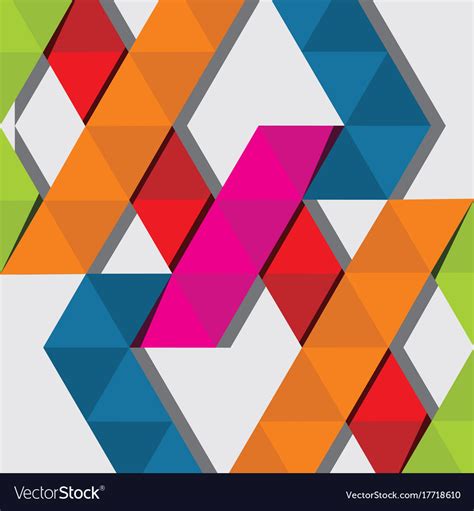 Abstract Geometric Color Background Royalty Free Vector
