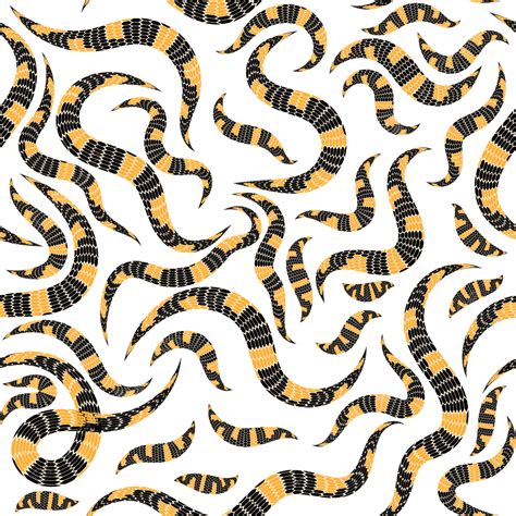 Snake Pattern With Snakes Skin Seamless Patterns Vector Snake Pattern
