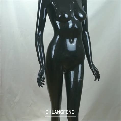 Black Display Women Mannequin Female Full Body Plastic Mannequin