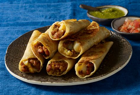 Pati eats her way through this coastal gem from their famous fish tacos to la guerrenese, considered the. Potato, Scallion & Chorizo Crispy Tacos | Recipe in 2020 ...