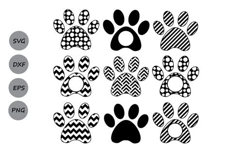 Free Svg Free Paw Print Svg 5447 File For Cricut Free Mockups