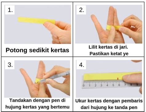 Cara Ukur Diameter Cincin Data Dikdasmen