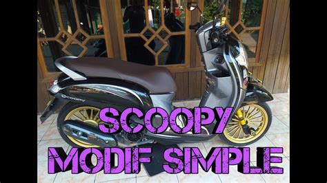 Scoopy Modif Simple Youtube