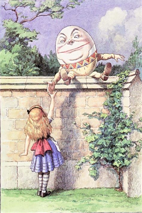 Humpty Dumpty And Alice In Wonderland Free Vintage Graphics Alice In