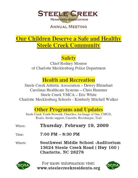 Steele Creek Residents Association