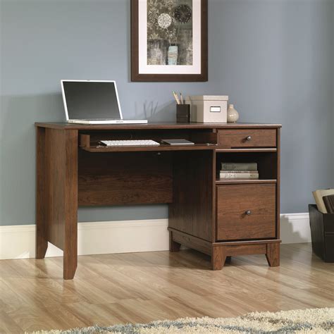 Crestlive products writing computer desk with keyboard tray, drawer & shelves, home office furniture, pc laptop table, modern study workstation wooden mission vanity desk for small space (oak) 4.5 out of 5 stars 19. Darby Home Co Hoffman Computer Desk with Keyboard Tray & Reviews | Wayfair