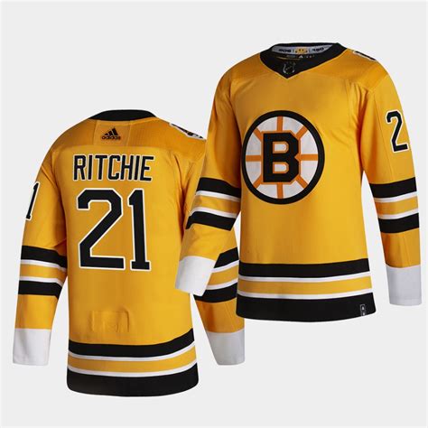 Boston Bruins 74 Jake Debrusk 2021 Reverse Retro Gold Authentic Jersey