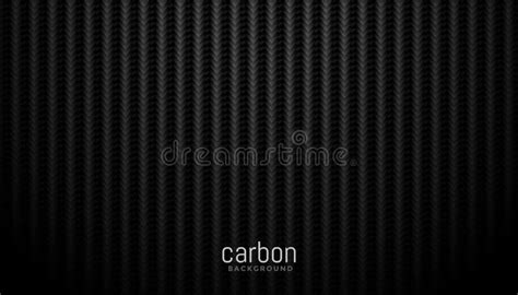 Black Carbon Fiber Texture Pattern Background Design Stock Vector