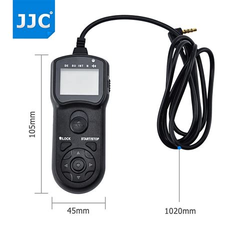 Jjc Timer Remote Control For Canon Eos R R6 Rp 80d 77d 70d 60d 760d