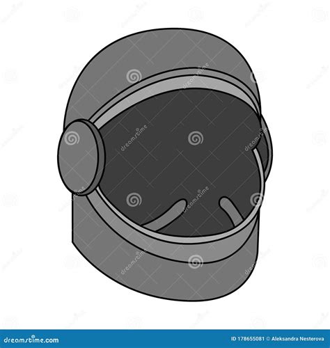 Astronaut Helmet Drawing Stock Illustrations 2690 Astronaut Helmet