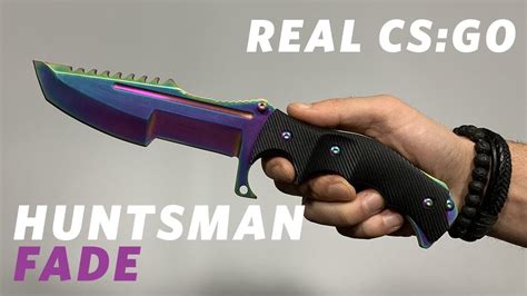 Real Csgo Knives Huntsman Fade Knify Youtube