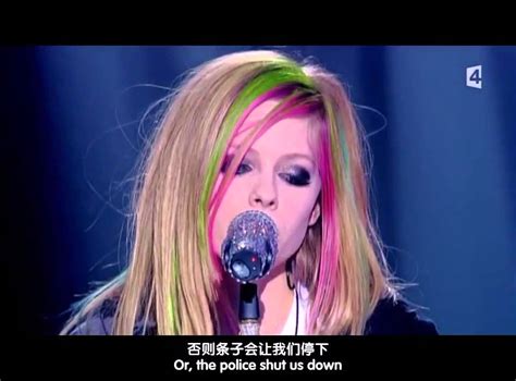 中英字幕 Tik Tok Avril Lavigneliveattaratata Youtube