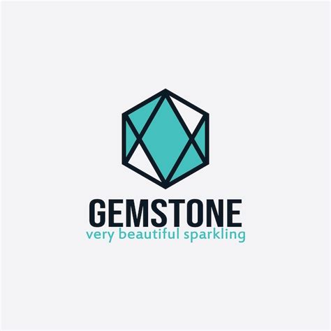 Premium Vector Gemstone Icon Logo Vector Template Illustration Design