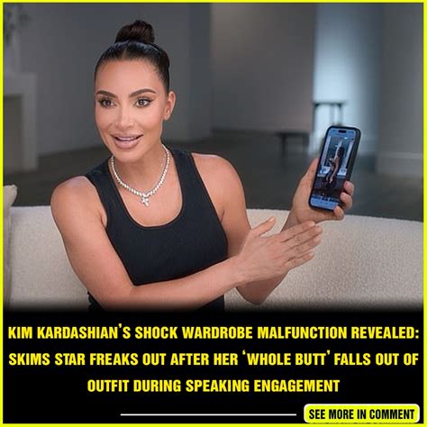 Kim Kardashians Shock Wardrobe Malfunction Revealed Skims Star Freaks