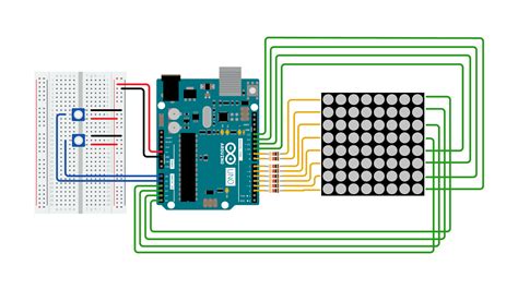 Control An 8x8 Matrix Of Leds Arduino Documentation
