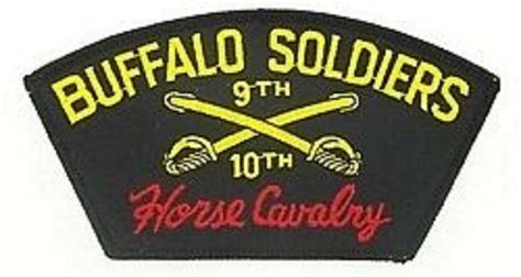 Army Buffalo Soldiers 9th 10th Cavalry Patch Army