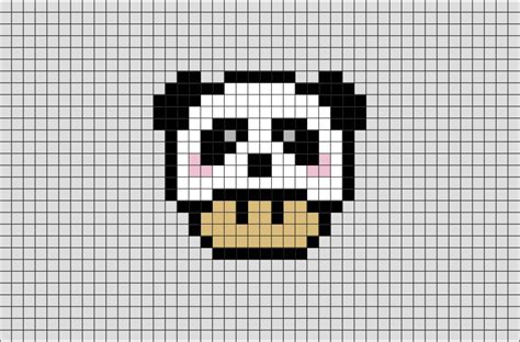 Pixel Art Facile Kawaii Panda Handmade Pixel Art How To Draw Kawaii Images