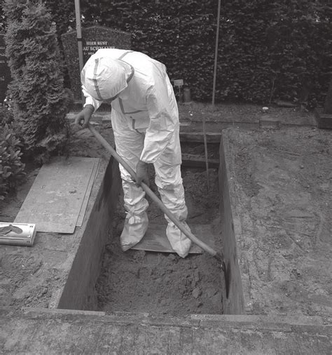 5 Exhumation Of A Grave In A Cemetery By A Forensic Archaeologist