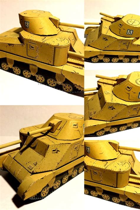 This Is The M3 Lee Paper Tank Or The M3 Grant Tank From The British