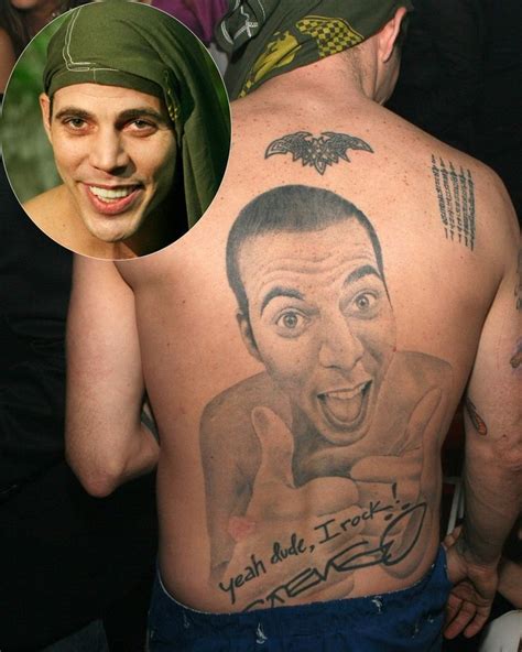 Steveo Steve O Back Tattoo Back Tattoo Celebrity Tattoos