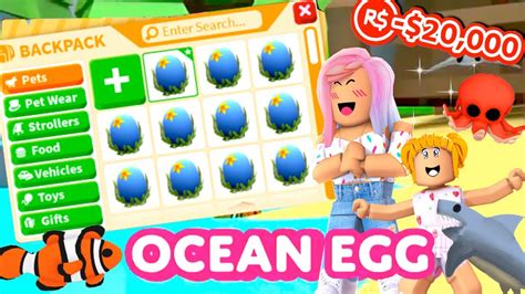 Adopt Me Abriendo Nuevos Ocean Eggs Titi Juegos Youtube