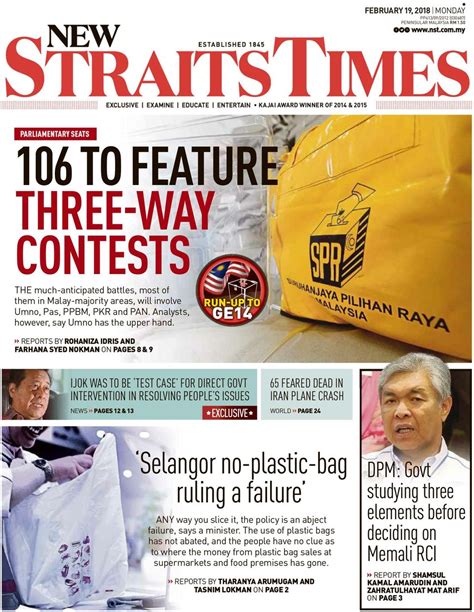 The News Straits Times 19 February 2018 Magazine
