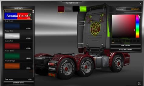 And also share with others in the social networks. Scania Paint Skin Pack - Simulator Games Mods