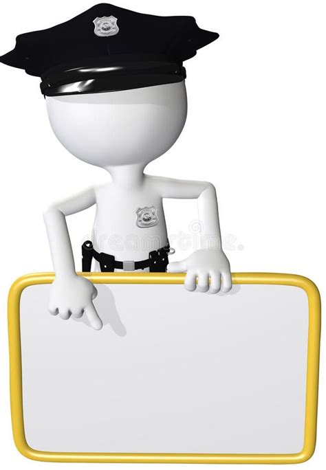 3d realistic friendly police man character policeman in uniform clip art library