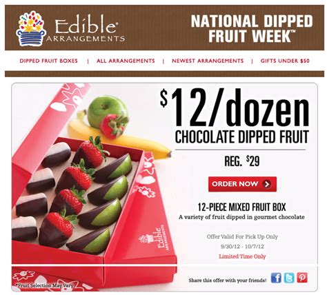 12 For One Dozen Chocolate Covered Fruit At Edible Arrangements