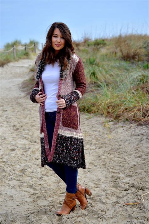 Boho Cardi From Anthropologie On Rosy Outlook