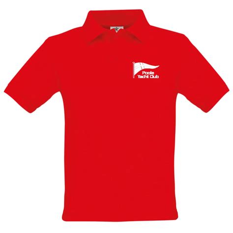 Poole Yacht Club Youth Polo Red