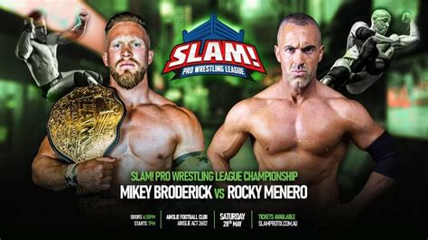 Live Professional Wrestling Slam Pro Wrestling League 3 Tickets Sat