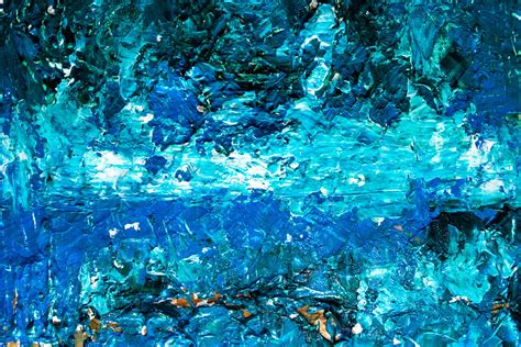 Blue Abstract Art Paintings