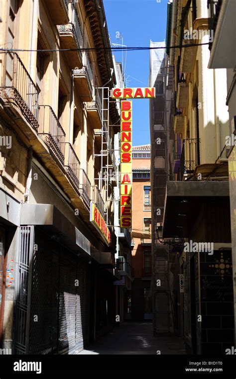 Signs In The Streets Of Granada Spain Stock Photo Alamy