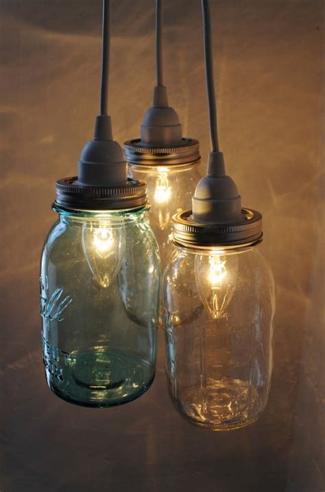 25 Fascinating Mason Jar Chandelier Designs With A Vintage Flair