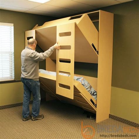 Incredible Folding Wall Mounted Bunk Beds U Decor For Trend And Fold