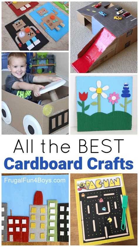 The Best Cardboard Crafts Toys And Art Frugal Fun For Boys And Girls