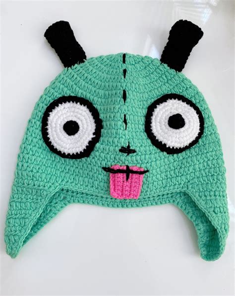 Handmade Invader Zim Gir Hat In Adult Size Super Soft Cotton Etsy