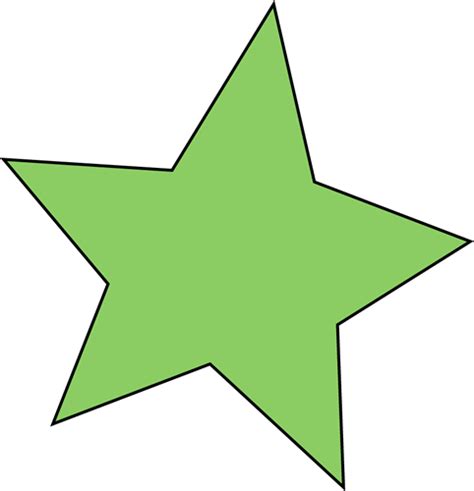 Green Star Clip Art Green Star Image