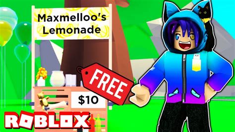 How To Get Free Lemonade Stands In Roblox Adopt Me Youtube