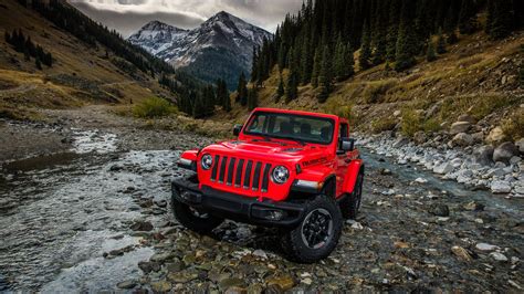 Black Jeep Wrangler Car Suv Front View Hd Wallpaper W