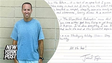 ‘subway jared fogle speaks for first time from prison new york post youtube