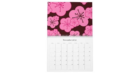 Cherry Blossom Sakura 2012 Calendar Zazzle