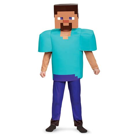 Minecraft Steve Deluxe Costume Disguise Item Minecraft Merch