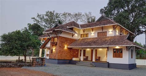 4 Bedroom Traditional Tharavadu With Modern Amenities In 3300 Sqft