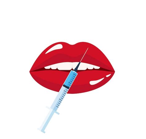 Premium Vector Modern Vector Illustration Of Lips Injections Lip