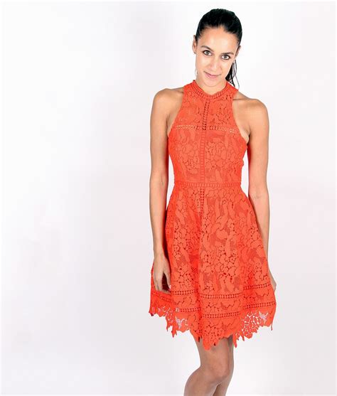 Lumier By Bariano Red Lace Dress Alila