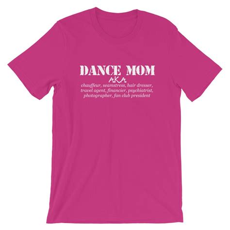 Dance Mom Shirts Aka Seamstress Photographer Etc Etsy